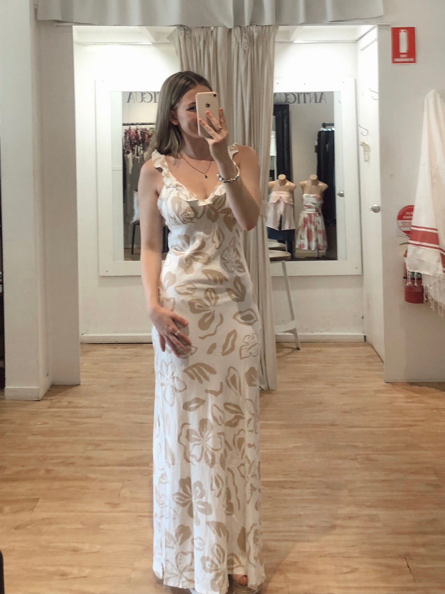 KAIA MAXI SLIP DRESS