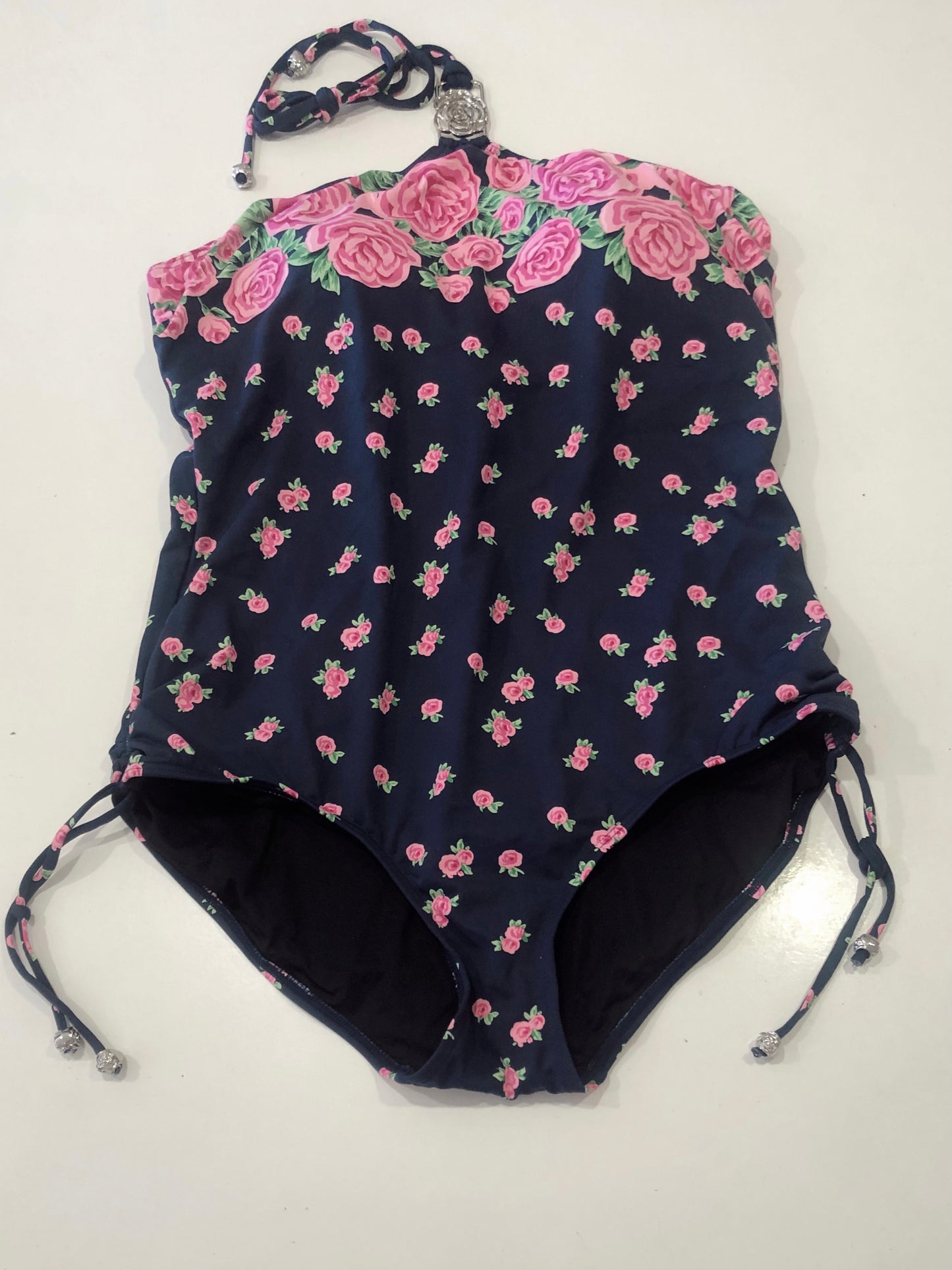 ROSE NAVY SWIMSUIT - ONE PIECE