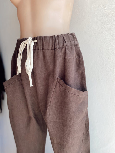 LUXE PANT - CHOCOLATE BROWN