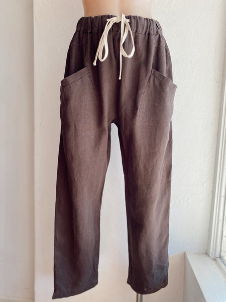 LUXE PANT - CHOCOLATE BROWN