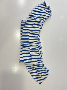 SOCIETYAMUSE stripe bikini top