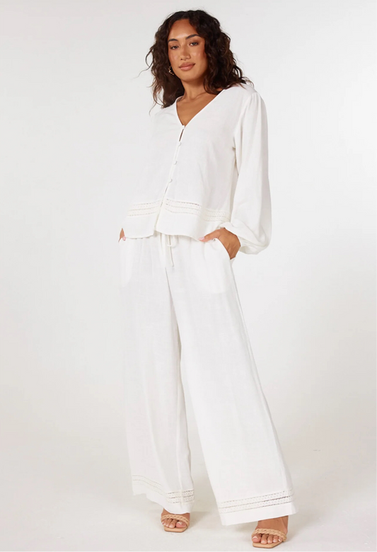 SEBASTIAN PANTS - WHITE