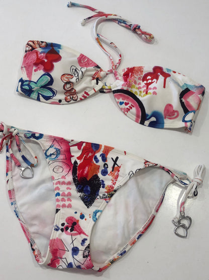 POP-ART BIKINI BOTTOMS - TIE-UP