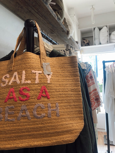 “SALTY AS A BEACH” BAG