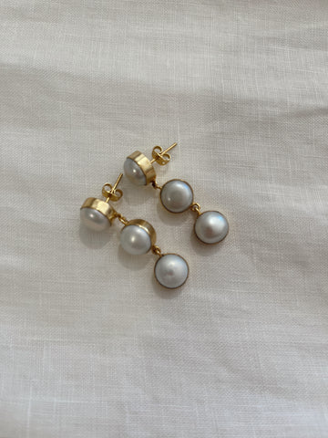 PEARL DROP EARRINGS