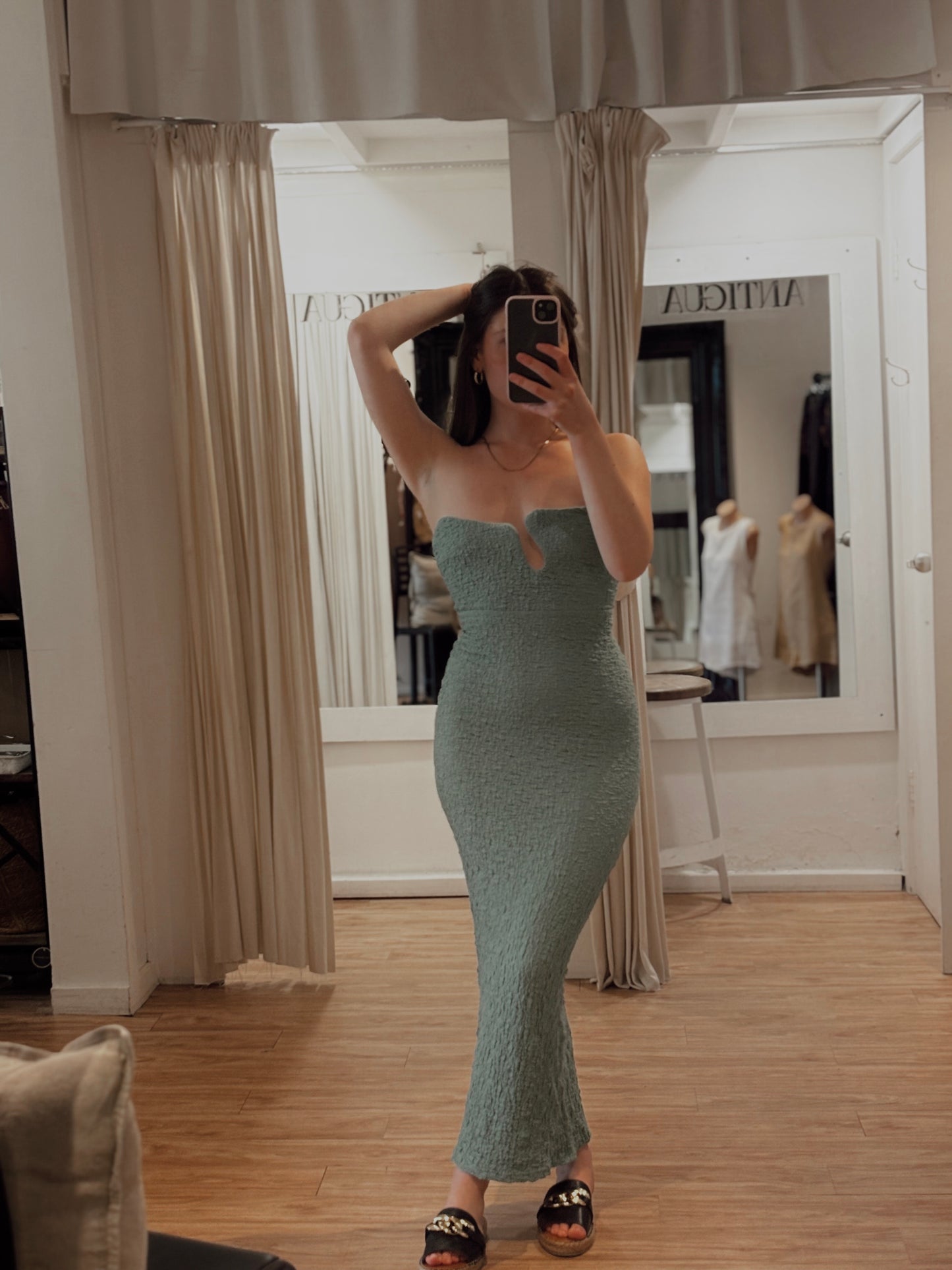 SAGE DRESS