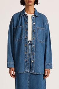 ORGANIC DENIM OVERSHIRT