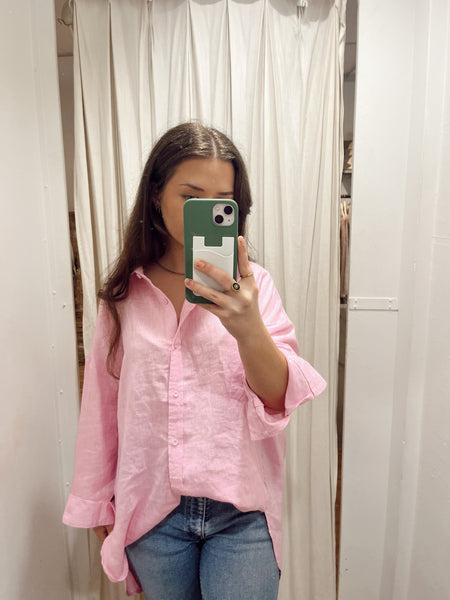 BOYFRIEND SHIRT- PINK