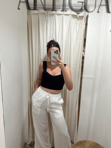 HAZEL CROP - BLACK