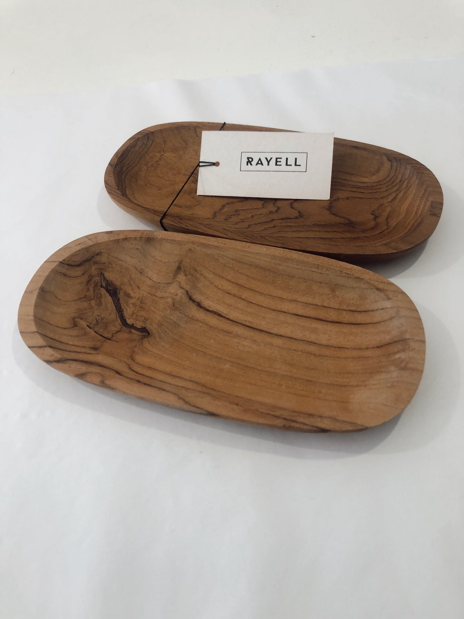 WOODEN TRINKET TRAY