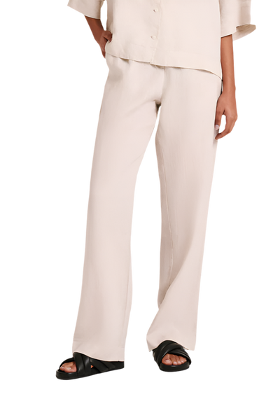 LOUNGE LINEN PANT- NATURAL