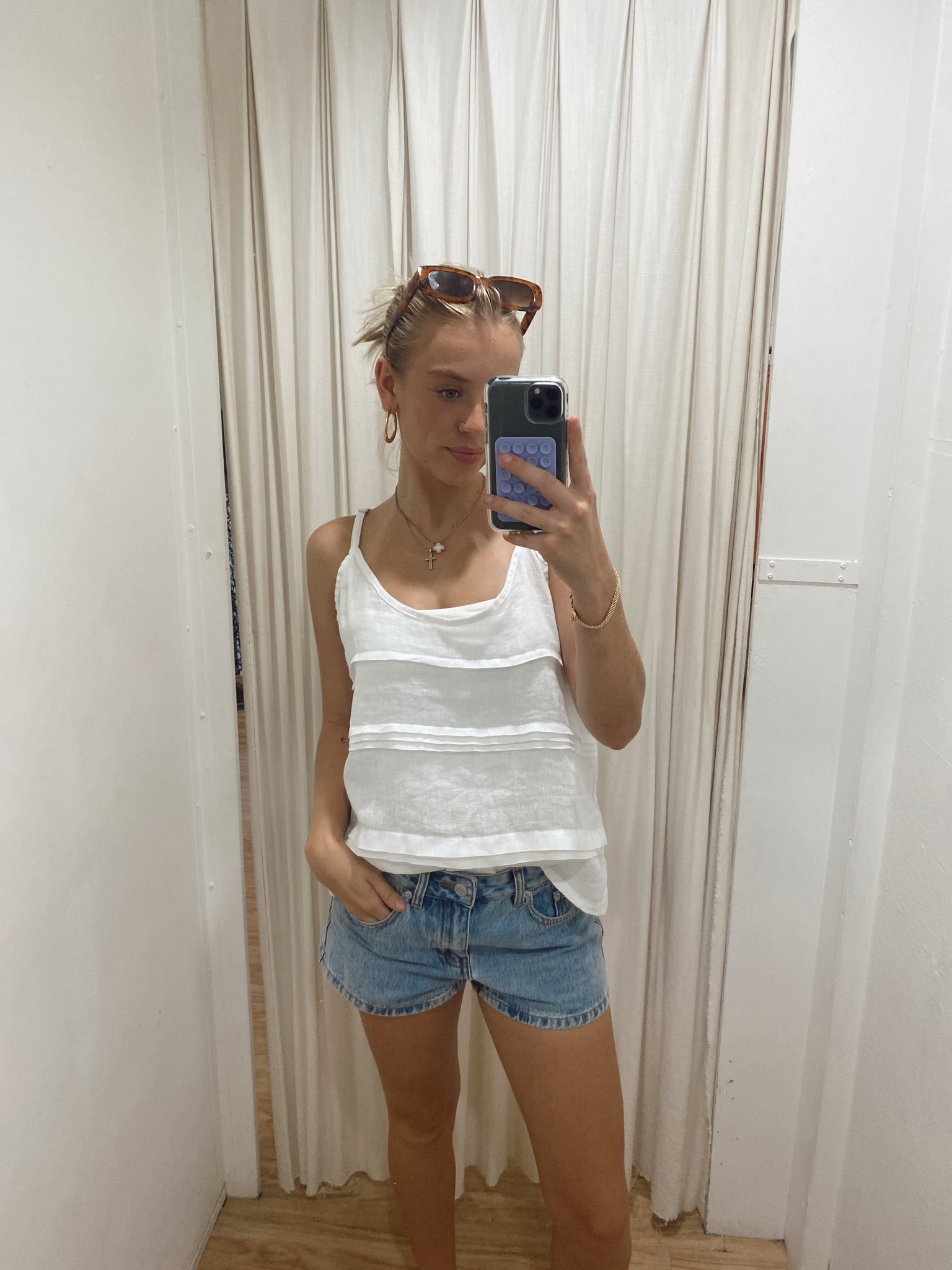 CALDO SINGLET TOP - WHITE