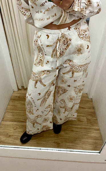 LOTTIE PANT - LEOPARD