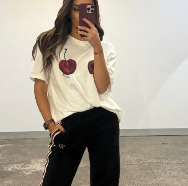 MON CHERI TOP - CHERRY
