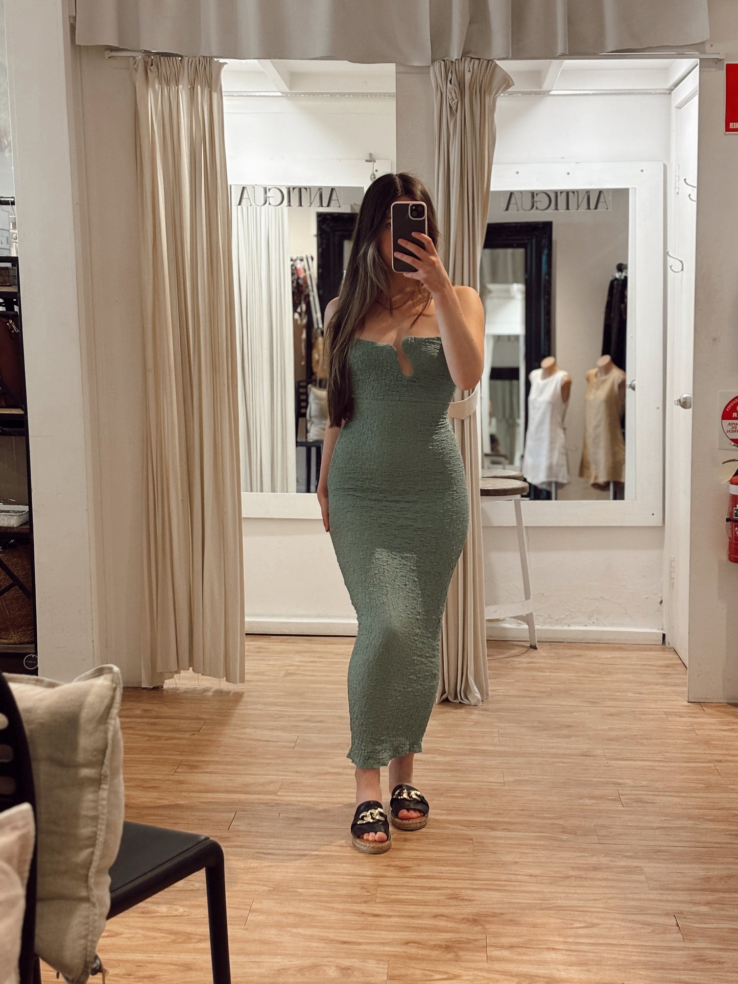 SAGE DRESS
