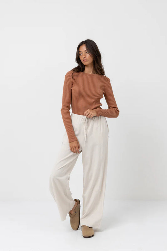 Classic drawstring pant - OAT