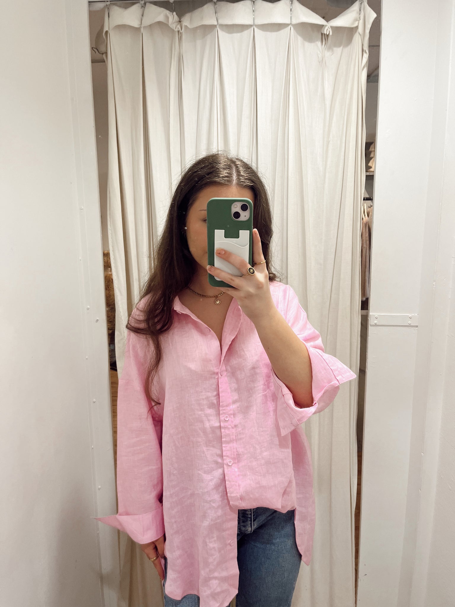 BOYFRIEND SHIRT- PINK