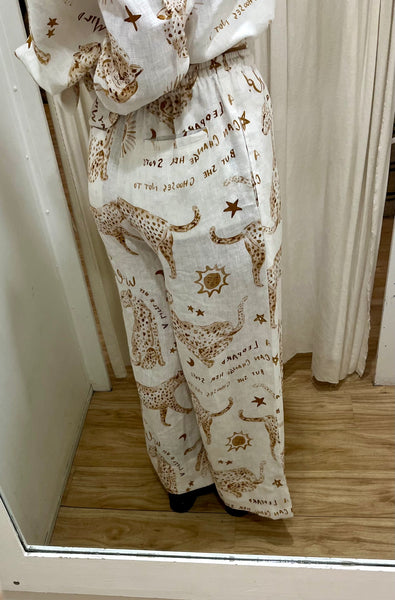 LOTTIE PANT - LEOPARD