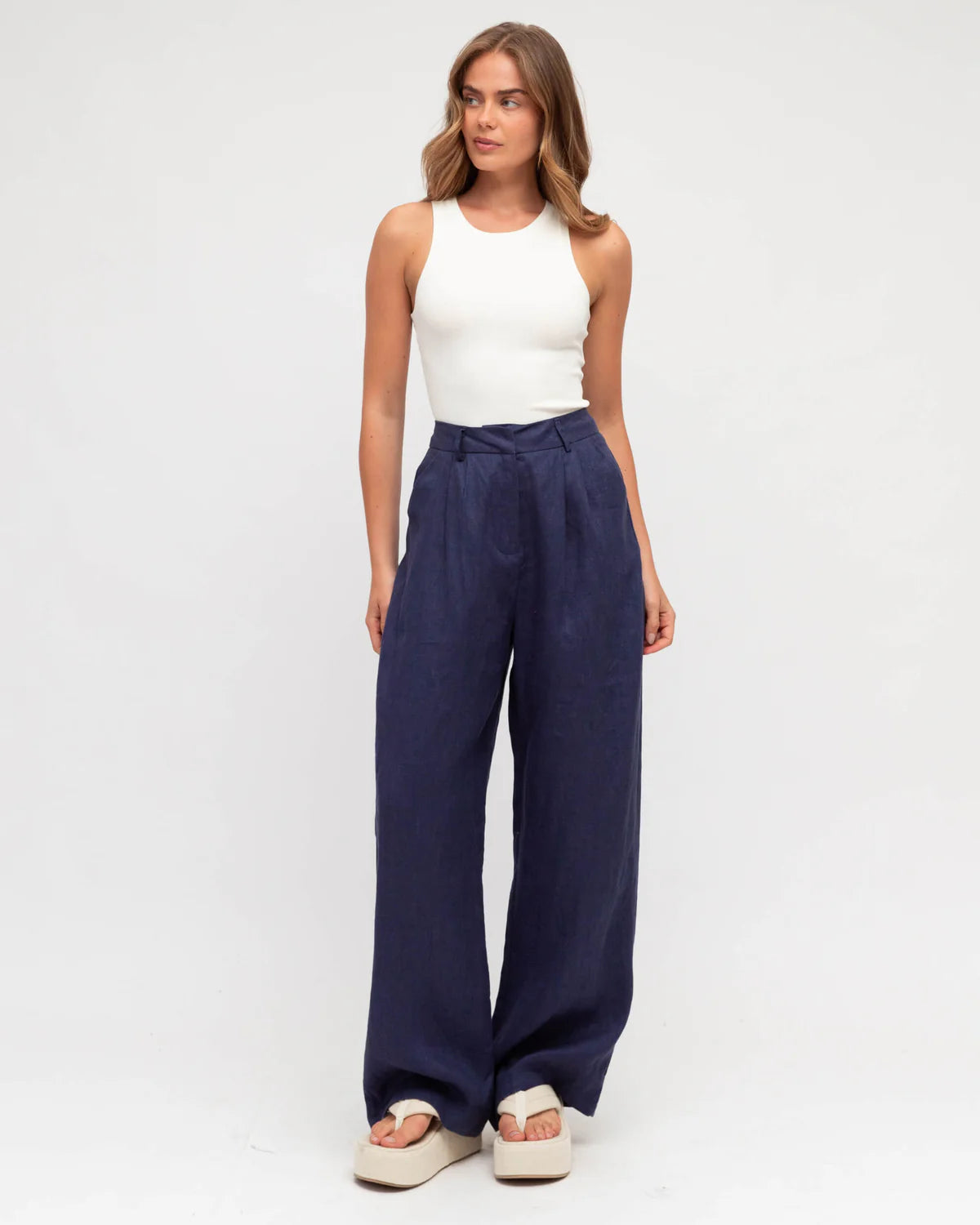 MARLIE PANTS - NAVY
