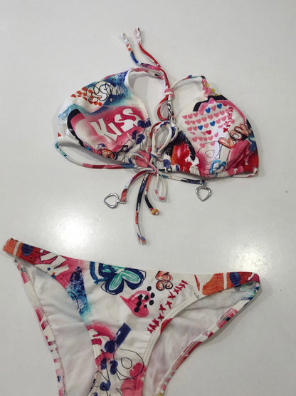 POP-ART BIKINI TOP - TRIANGLE HALTER