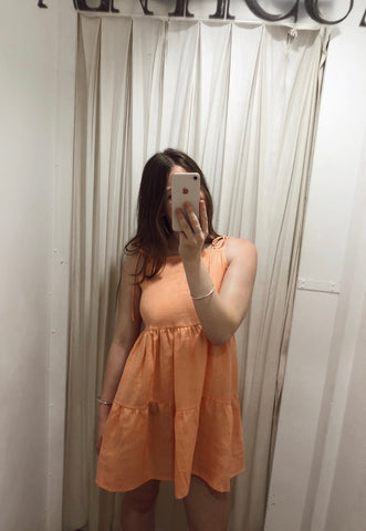NIKKO DRESS- APRICOT