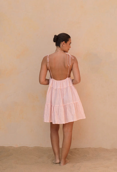 NIKKO DRESS- PALE PINK