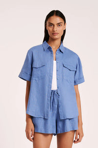 DESI SHORT - CERULEAN