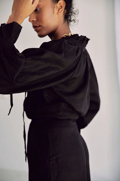 UMA BLOUSE - BLACK