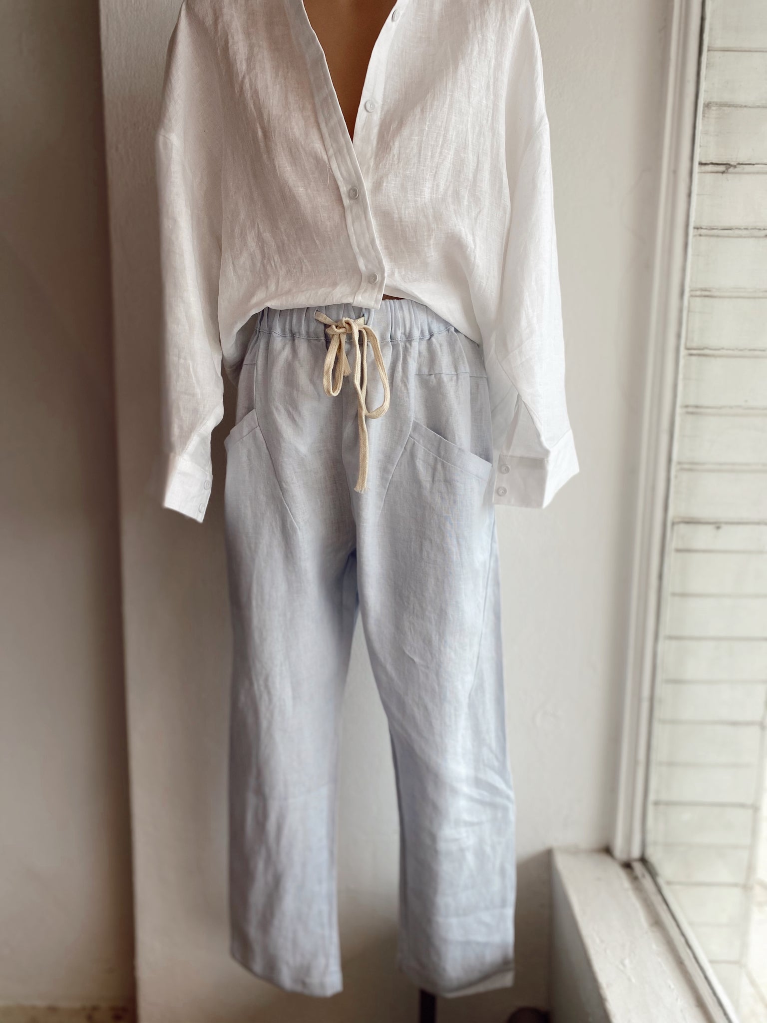 LUXE PANT- BLUE