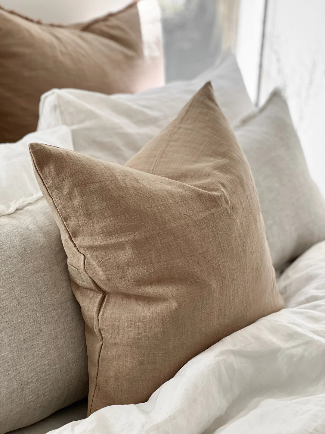 RAMIE STANDARD CUSHION - HUSK
