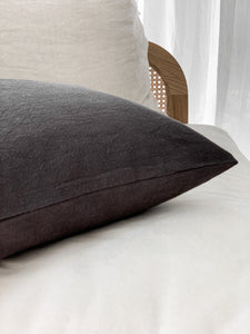 RAMIE EURO CUSHION - CHARCOAL