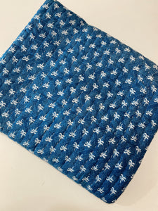 INDIGO PALM TREE BLANKET